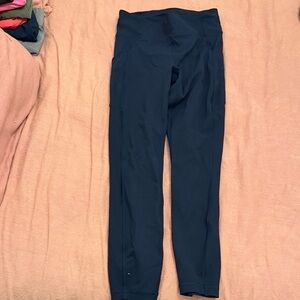 Navy Blue High-Waisted Leggings Lululemon